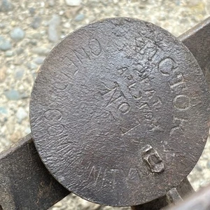 antica Oneida Victor n. Trappola per 1 gamba singola. Decorazione primitiva - Foto 1 di 7