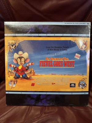 Still Sealed New American Tail, An -Fievel Goes West (Laserdisc CAV) Letterboxed Foto 1 de 2