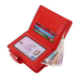 STARHIDE Ladies RFID Blocking Genuine Leather Clutch Wallet Zipped Coin Pocket - Picture 1 of 8