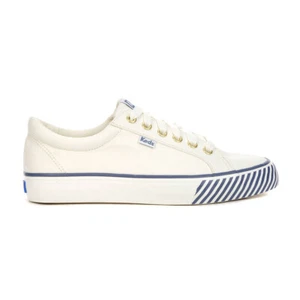 Keds Jump Kick Majestic White Canvas Sneakers - Picture 1 of 3