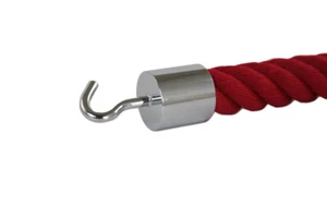 Soporte De Cable Con Tapón Con Gancho Cromado Para Cable De 30 Mm - Imagen 1 de 2