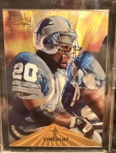 1996 Pinnacle - Checklist Trophy Collection #198 Barry Sanders - Picture 1 of 2