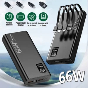 66W 40000mAh Power Bank Fast Charging Portable Charger External Battery Backup - Picture 1 of 12