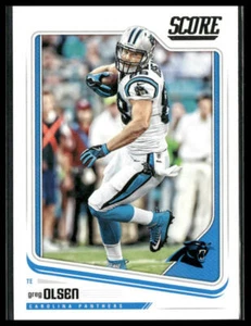 Greg Olsen #48 2018 Score Carolina Panthers - Picture 1 of 2