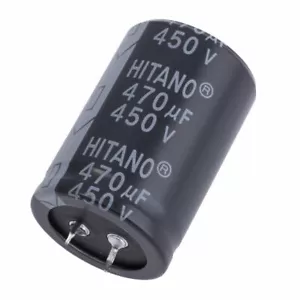 Condensador electrolítico 470uF 450V 105 ْC Hitano 35x50mm Serie EHP Snap-In - Imagen 1 de 6