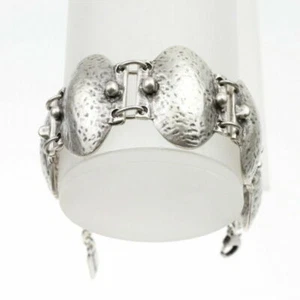 Boho Style Florale Elemente Armband, Ethno Look Silber Metall Schmuck B3116 - Bild 1 von 7
