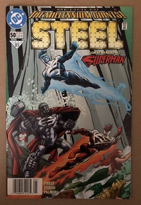 Steel #50 (1998) Final Issue Low Print VHTF Newsstand Variant - Unread NM!! - Picture 1 of 11