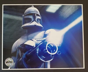 official pix CLONE TROOPER HEVY licensed photo 8x10 star wars 2009 domino squad - Picture 1 of 7