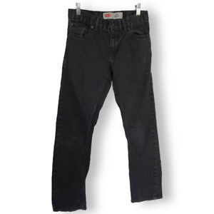 Levi's Boys Jeans Size 27 x 27 14 Regular Black Skinny 511 Denim 100% Cotton