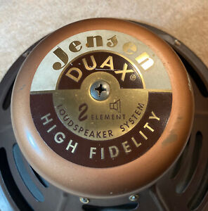Vintage Jensen 12 ” Speaker Duax 2 way High Fidelity 16 ohms