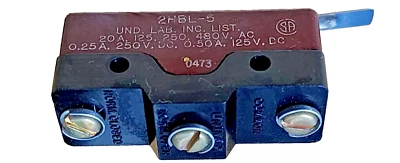 Interruptor de acción de palanca momentánea OEM Unimax 2HBL-5 normalmente SPDT abierto/cerrado Foto 1 de 4
