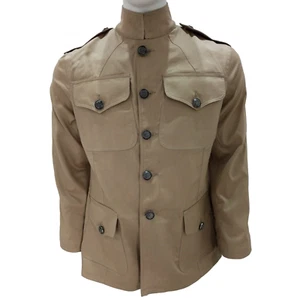 US Army Reproduction Tunic WW1 US Military Tunic Khaki Summer Cotton Men Tunic - Picture 1 of 4