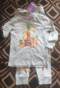 Nuevo con etiquetas Kevin The Carrot Pijama Infantil PJ’s Niños Niñas 3-4 Años Gris - Imagen 1 de 22