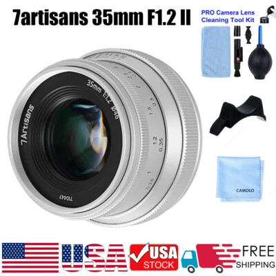 7artisans 35mm F1.2 II APS-C Manual Focus Lens for Sony Fujifilm Canon Mount - Image 1 of 4