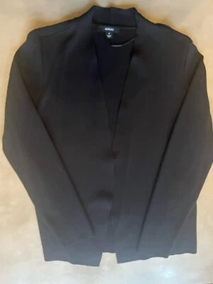 Cárdigan Alfani negro cierre abierto talla mediana Foto 1 de 3