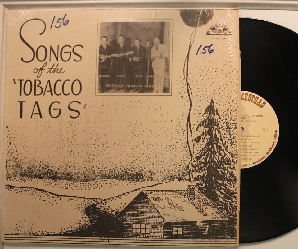 The Tobacco Tags Lp Songs Of On Old Homestead Records - Vg - Image 1 of 1