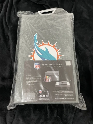 NFL Miami Dolphins Portable Cooler Never Opened Cover