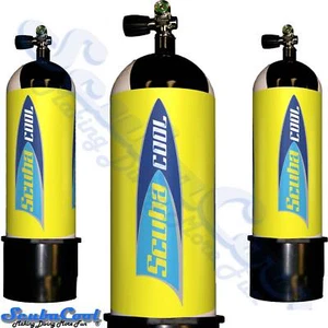 2771 Scubacool Scuba Dive Gasflasche Tankabdeckung KEIN Neopren KEIN Aufkleber - Bild 1 von 1