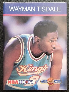 Tarjeta de baloncesto Wayman Tisdale Sacramento Kings 1990 NBA Hoops Collect A Book 12 - Imagen 1 de 2