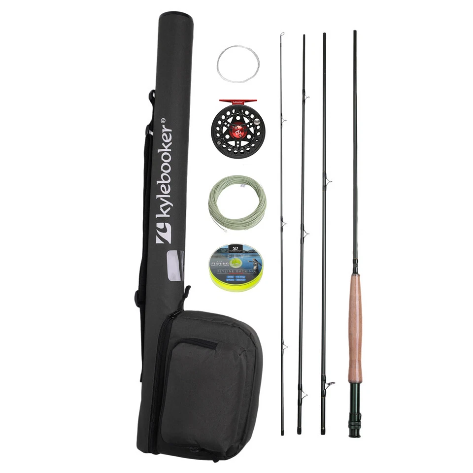 Fly Fishing Rod and Reel Combo Kit 3/4/5/6/7/8 Weight for Starter Fly Fishing - Изображение 1 из 1