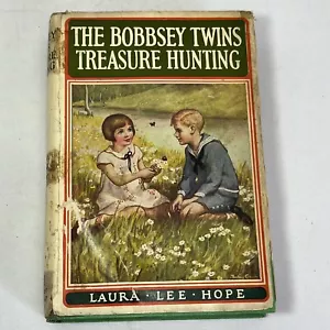 The Bobbsey Twins Treasure Hunting with cover 1929 Laura Lee Hope - Picture 1 of 9