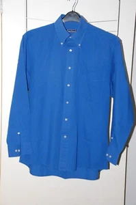 Daniel Hechter Blue Check Long Sleeve Shirt - 15.5" VGC - Picture 1 of 4