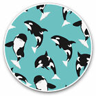 2 x Vinyl Stickers 15cm - Orca Killer Whale Sea Life Cool Gift #3541