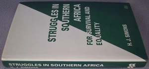 STRUGGLES IN SOUTHERN AFRICA FOR SURVIVAL AND EQUALITY Simons 1997 HB DW FIRST - Bild 1 von 1