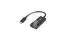 USB-C 3.1 - Adaptateur DisplayPort sur câble LANBERG noir 15 cm / T2UK