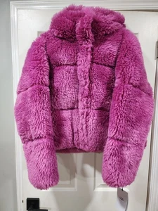 Giacca isolata poliestere UGG GRANDE donna rosa Ronney puffer jacket pile alto - Foto 1 di 9