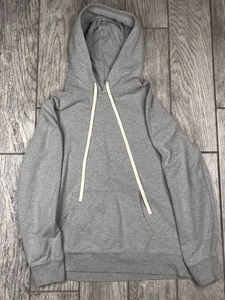 Levi's Hoodie Mens L Gray Drawstring Pullover Lightweight Cotton Outdoor - Picture 1 of 7