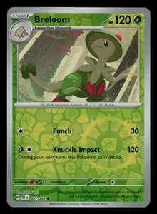 Breloom 007/162 Common Reverse Holo SV05: Temporal Forces NM - Picture 1 of 2