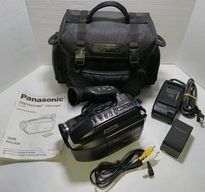 Panasonic PV-L858 VHS-C Camcorder W/ Bag & Charger READ DESCRIPTION - Image 1 of 4