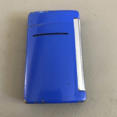 Ancien briquet s.t. dupont minijet bleu Électrique - Imagen 1 de 4