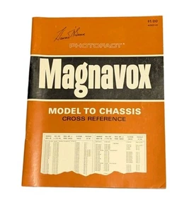 Sams Photofact Magnavox Modello A Telaio Manuale Riferimento Incrociato Prima Edizione - Foto 1 di 2