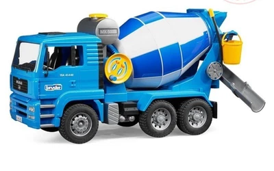 BRUDER 02744 -scala 1:16- BETONIERA TGA MAN VEICOLO DA CANTIERE - FUORI CATALOGO - Immagine 1 di 4