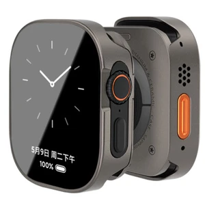 Matal Case Built-in Screen Protector For Apple Watch Back Cover Protective Cover - Picture 1 of 21