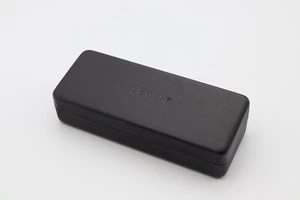 FLEXON Hard Clamshell Case in Black for Eyeglasses 37 mm Authentic & Unused F2 - Imagen 1 de 7