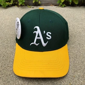 De colección 1997 MLB Oakland Athletics A's Snapback Sombrero Serie Interleague Prendedor Gorra - Imagen 1 de 8