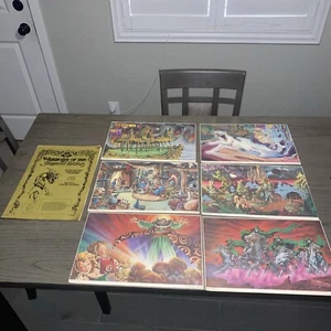 Portafolio Warriors of the Shadow Realm 1979 John Buscema obra de arte 6 placas - Imagen 1 de 23