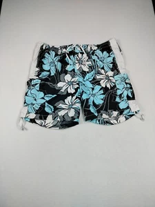 Roundtree & Yorke Swim Trunks Mens 1X Blue Board Shorts Floral Hawaiian Tropical - Picture 1 of 11