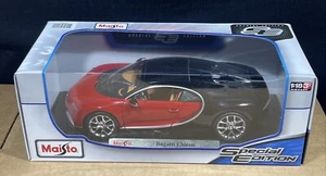Bugatti Chiron Red/black  1/18 Scale Maisto Special Edition Diecast - New - Picture 1 of 14