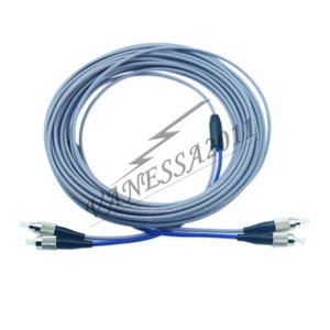 FC Pour Multimode MM Duplex 3.0 Blindé Fibre Optique Câble Brassage Cordon 20M - Photo 1/4