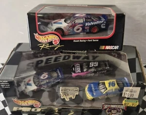 NASCAR ROUSH RACING 1/43 AND 1/64 HOT WHEELS RACING DIECAST CARS 1997 - Picture 1 of 4