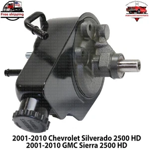 Power Steering Pump With Reservoir For 2001-2010 Chevrolet Silverado 2500 HD - Picture 1 of 7