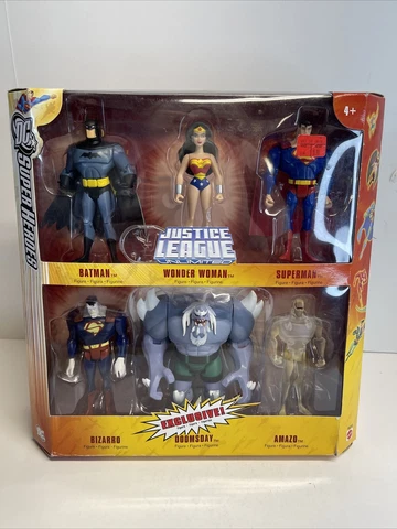 DC Super Heroes Justice League Unlimited EXCLUSIVE Doomsday Figure 6-Pack Cover