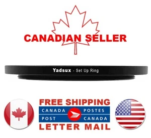 52 to 58 mm Step Up Adapter Ring Yadsux 52mm Lens to 58mm Filter - FREE SHIPPING - Picture 1 of 7