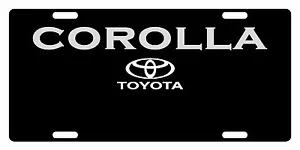 TOYOTA COROLLA CUSTOM LICENSE PLATE CAR EMBLEM - Foto 1 di 1