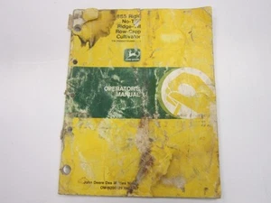 John Deere 885 Rigid No-Till/Ridge-Till Row-Crop Cultivator Operator's Manual - Foto 1 di 2
