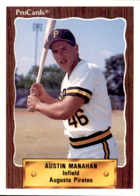 1990 Augusta Pirates ProCards #2473 Austin Manahan Scottsdale Arizona AZ Card - Image 1 of 2